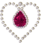 Gif animé bijoux coeur
